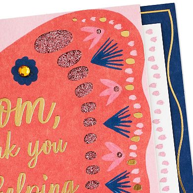 Hallmark "Thank You for Helping Me Be Me" Mother's Day Card