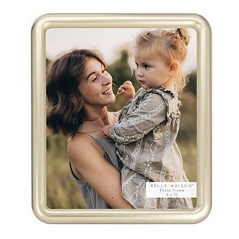 Belle Maison 8" x 10" Gold Bullnose Tabletop Photo Frame
