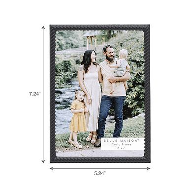 Belle Maison 5" x 7" Rope Tabletop Photo Frame