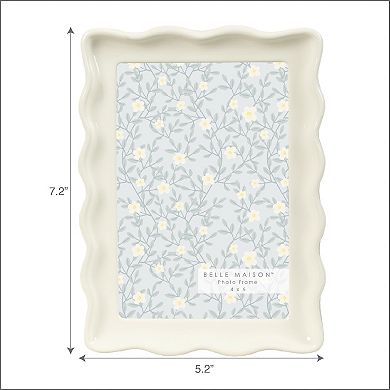 Belle Maison 4" x 6" Wavy Resin Tabletop Frame