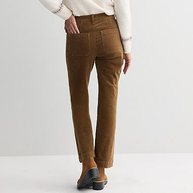 Women's Croft & Barrow® Bootcut Corduroy Pants