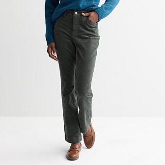 Women's Croft & Barrow® Bootcut Corduroy Pants
