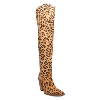 Dingo Diva Women's Suede Knee-High Heeled Boots