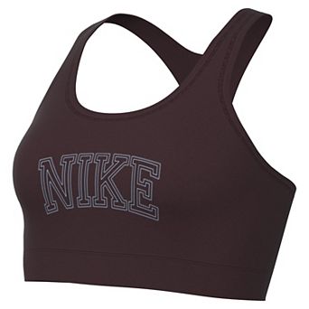 Women's Nike Text Medium Support Padded Sports Bra