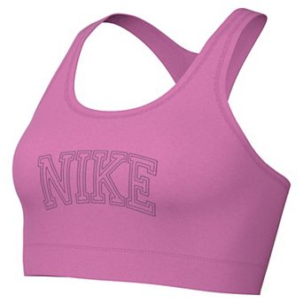 Women's Nike Text Medium Support Padded Sports Bra