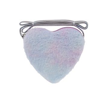 Elli by Capelli Heart Faux Fur Crossbody Bag