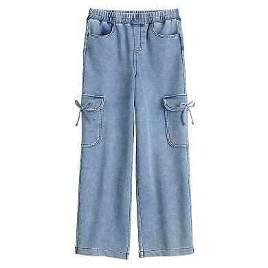 Girls 7-16 Vanilla Star Bow Cargo Pants