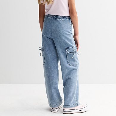 Girls 7-16 Vanilla Star Bow Cargo Pants