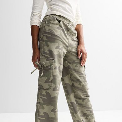 Girls 7-16 Vanilla Star Bow Cargo Pants