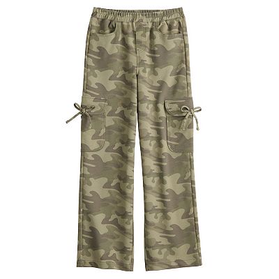Girls 7-16 Vanilla Star Bow Cargo Pants