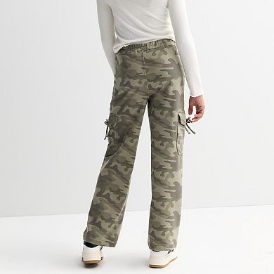 Girls 7-16 Vanilla Star Bow Cargo Pants
