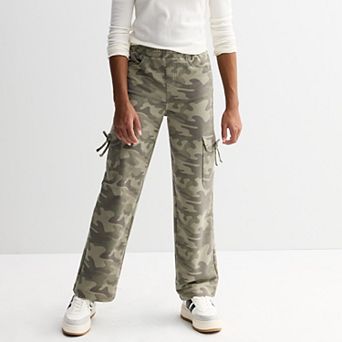 Girls 7-16 Vanilla Star Bow Cargo Pants
