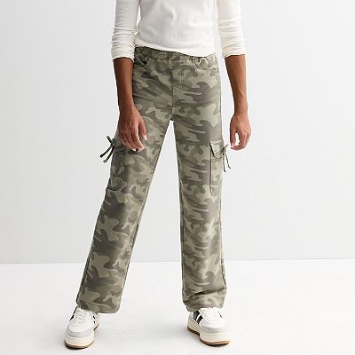 Girls 7-16 Vanilla Star Bow Cargo Pants
