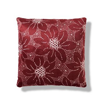 Cuddl Duds® Red Poinsettia Printed Plush Throw Pillow