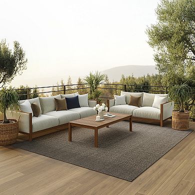 Nourison Tulum Striped Indoor / Outdoor Area Rug