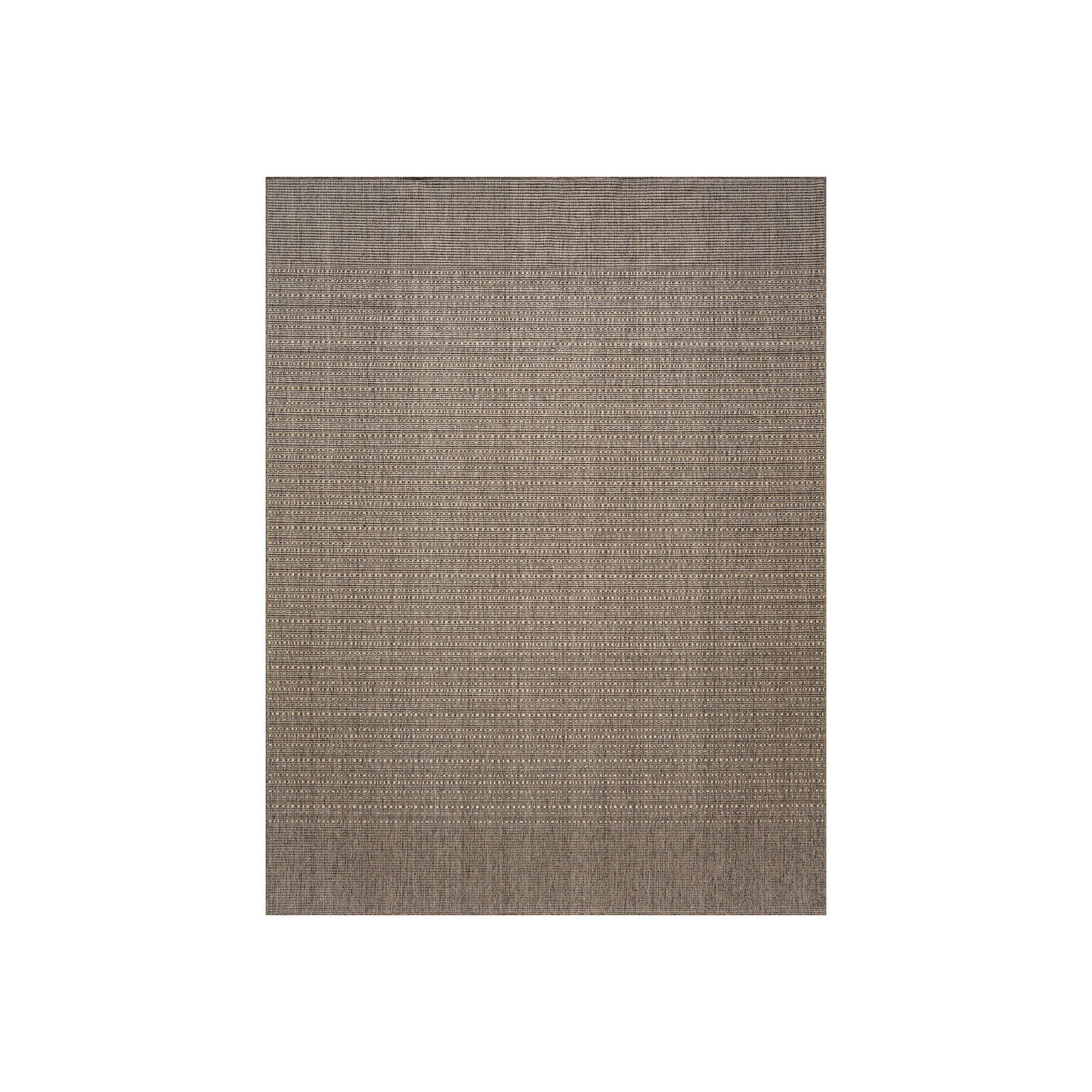 Nourison Tulum Striped Indoor / Outdoor Area Rug, Brown