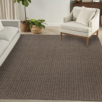 Nourison Tulum Chevron Indoor / Outdoor Area Rug