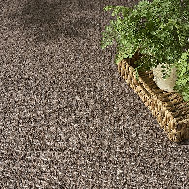 Nourison Tulum Chevron Indoor / Outdoor Area Rug