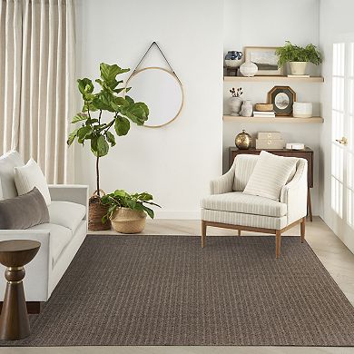 Nourison Tulum Chevron Indoor / Outdoor Area Rug