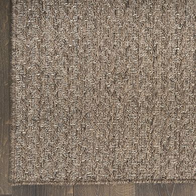Nourison Tulum Chevron Indoor / Outdoor Area Rug