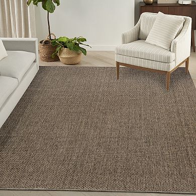 Nourison Tulum Basketweave Indoor / Outdoor Area Rug