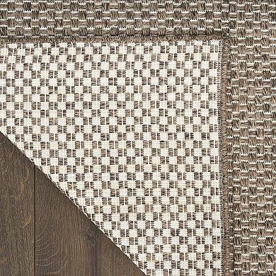 Nourison Tulum Basketweave Indoor / Outdoor Area Rug
