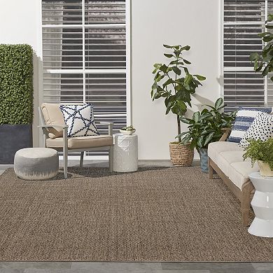 Nourison Tulum Basketweave Indoor / Outdoor Area Rug