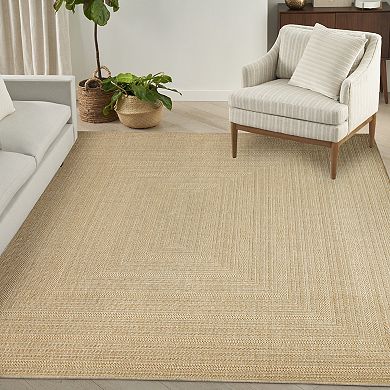 Nourison Tulum Multi Border Indoor / Outdoor Area Rug