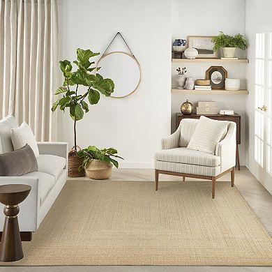 Nourison Tulum Multi Border Indoor / Outdoor Area Rug