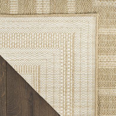 Nourison Tulum Multi Border Indoor / Outdoor Area Rug