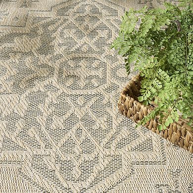 Nourison Tulum Medallion Indoor / Outdoor Area Rug