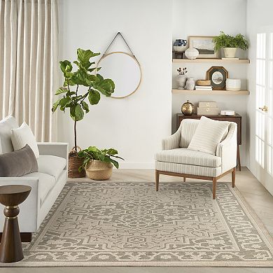 Nourison Tulum Medallion Indoor / Outdoor Area Rug