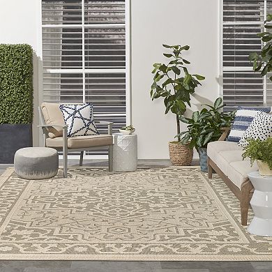Nourison Tulum Medallion Indoor / Outdoor Area Rug