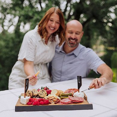 Toscana Formaggio 7-pc. Acacia Cheese Board & Tool Set