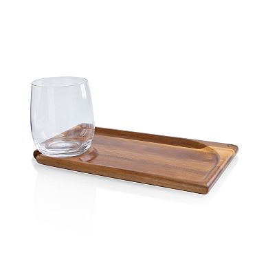 Toscana Rectangle Wine Appetizer Plate Set of 4