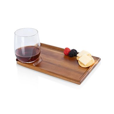 Toscana Rectangle Wine Appetizer Plate Set of 4