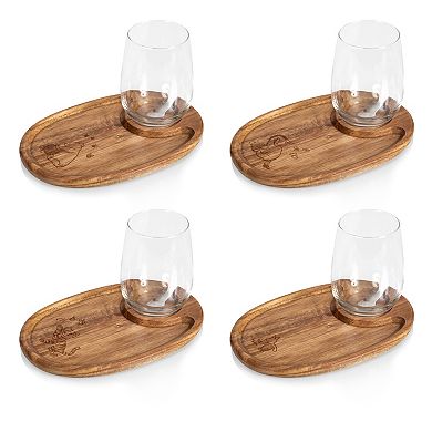 Disney's Winnie The Pooh Wine Appetizer Plate Set of 4 by Toscana