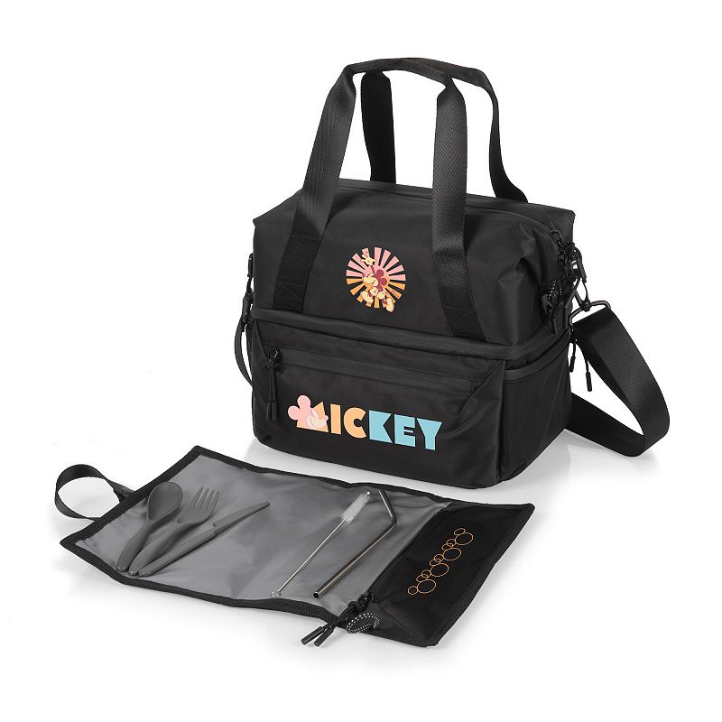 Disney's Mickey or Minnie Mouse Tarana Lunch Bag Cooler with Utensils by Oniva, Mickey Mouse