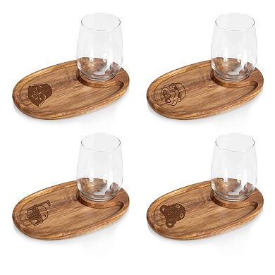 Toscana Star Wars Dark Side Wine Appetizer Plate Set of 4