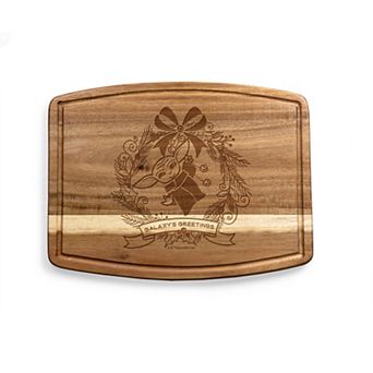Toscana Star Wars Mandalorian Grogu Galaxy Greetings Acacia Cutting Board