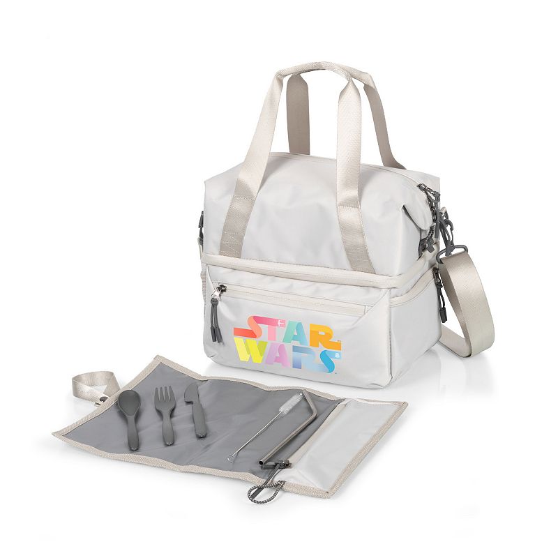 Star Wars Tarana Lunch Bag Cooler with Utensils by Oniva, Halo Gray