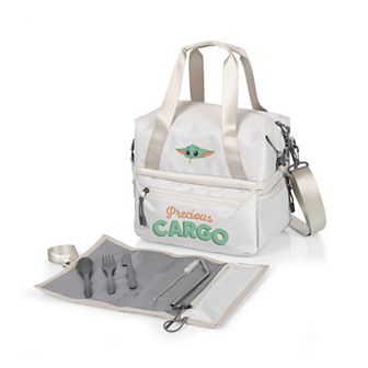 Star Wars Mandalorian Grogu Tarana Lunch Bag Cooler with Utensils by Oniva