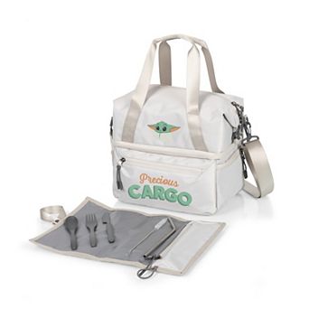 Star Wars Mandalorian Grogu Tarana Lunch Bag Cooler with Utensils by Oniva