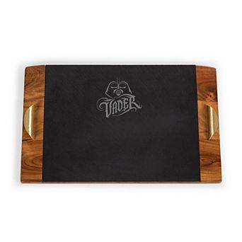 Toscana Star Wars Darth Vader Covina Acacia & Slate Serving Tray