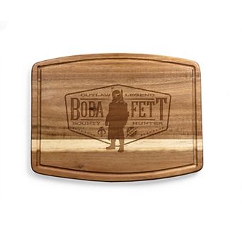 Toscana Star Wars Boba Fett Acacia Cutting Board