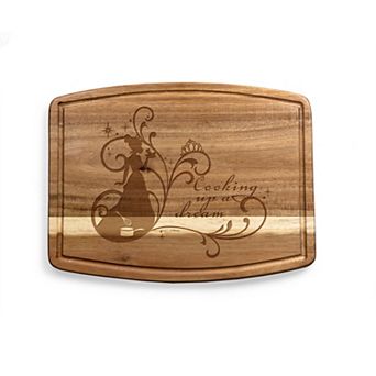 Disney's The Princess & the Frog Ovale Acacia Cutting Board by Toscana