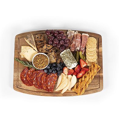 Disney's The Nightmare Before Christmas Jack Skellington Festive Ovale Acacia Cutting Board by Toscana