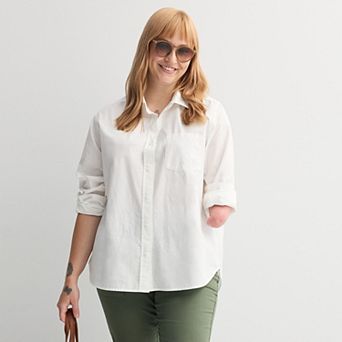 Women's Sonoma Goods For Life® Adaptive Everyday Button-Up Shirt