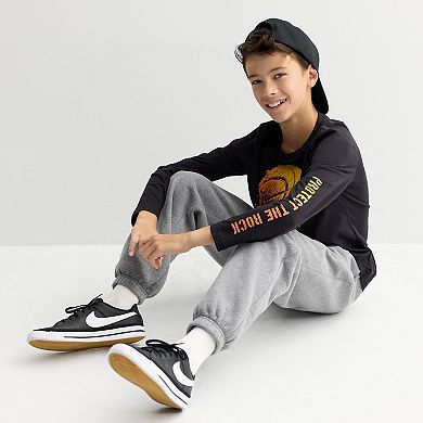 Boys 8-20 Tek Gear® Essential Graphic Long Sleeve in Regular & Husky
