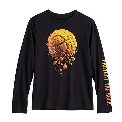 Boys 8-20 Tek Gear® Essential Graphic Long Sleeve in Regular & Husky
